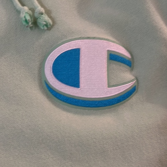 Mint green Champion hoodie - Picture 2 of 6